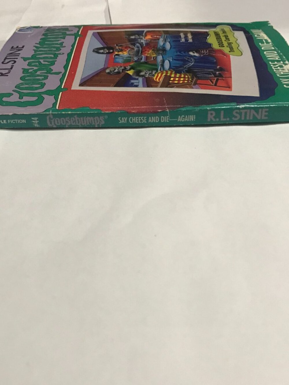 Goosebumps #44 Say Cheese and Die Again R L Stine 1996 First True Print - Picture 2 of 4